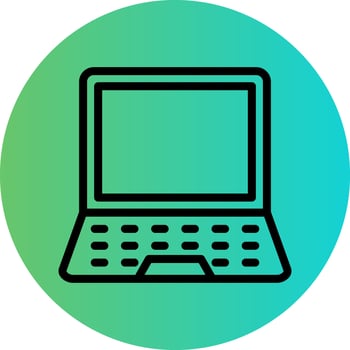 Laptop Vector Icon Design