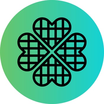Waffle Vector Icon Design