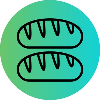 Loaf Vector Icon Design