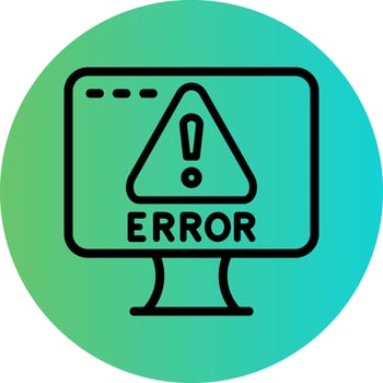 Error Vector Icon Design