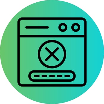 Denial Vector Icon Design