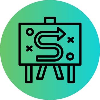 Strategy Vector Icon Design