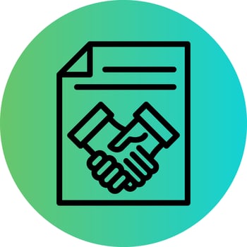 Agreement Vector Icon Design