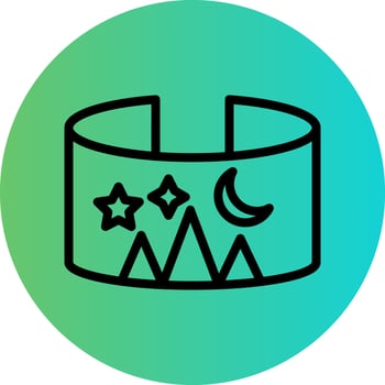 Panaroma Vector Icon Design