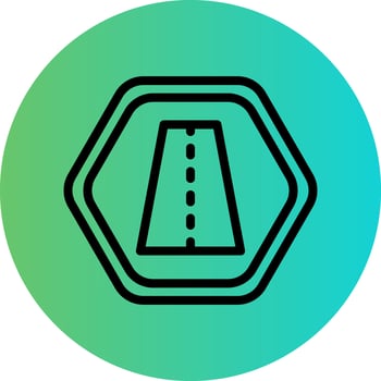 Lane Vector Icon Design