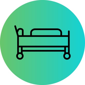 Stretcher Vector Icon Design