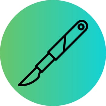 Scalpel Vector Icon Design