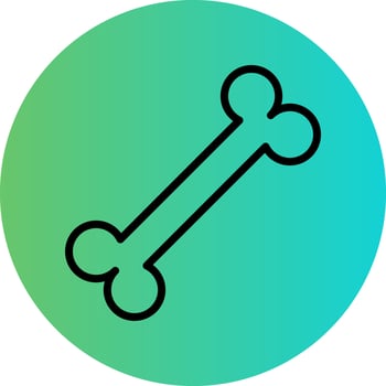 Bone Vector Icon Design