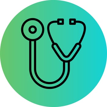 Stethoscope Vector Icon Design