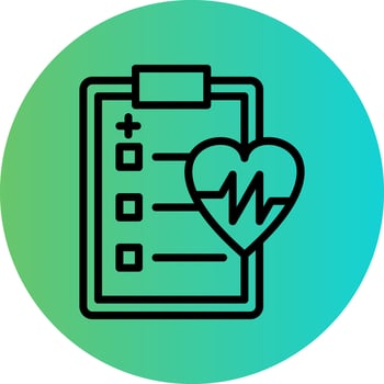 Medical Report Vector Icon Design