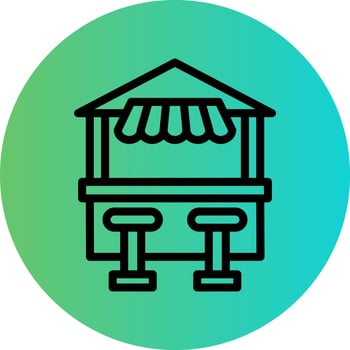 Street Food Vector Icon Design