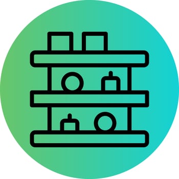 Shelves Vector Icon Design