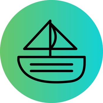 Boat Vector Icon Design