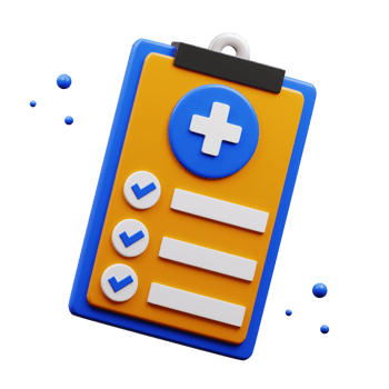medical report 3D Illustration png