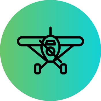 Monoplane Vector Icon Design
