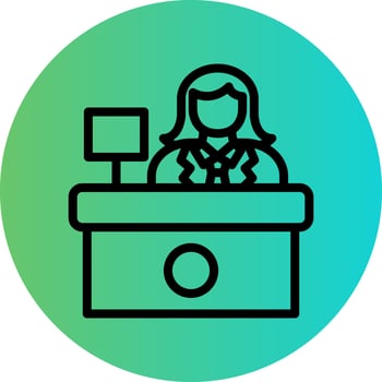 Reception Vector Icon Design