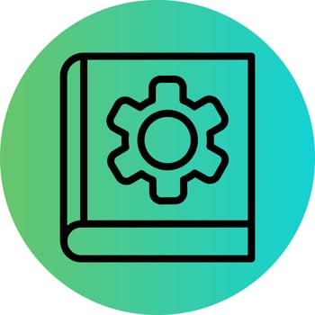Management Learning Vector Icon Design
