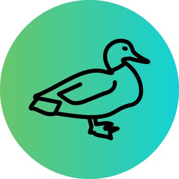 Duck Vector Icon Design