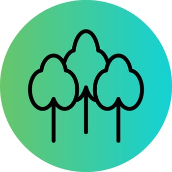 Forest Vector Icon Design