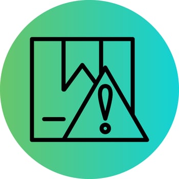 Delivery Warning Vector Icon Design