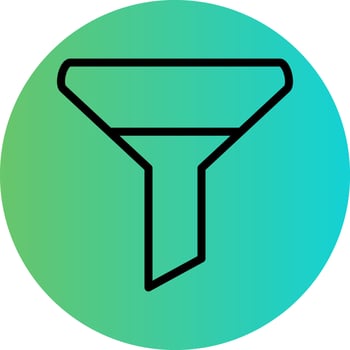 Funnel Vector Icon Design