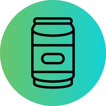 Soda Can Vector Icon Design