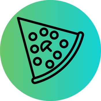 Pizza Vector Icon Design