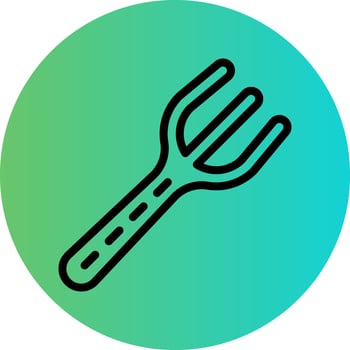 Fork Vector Icon Design