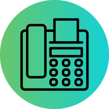 Fax Vector Icon Design