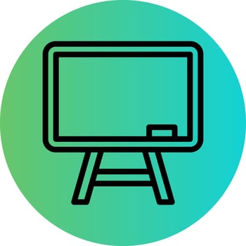 Whiteboard Vector Icon Design