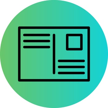 Postcard Vector Icon Design