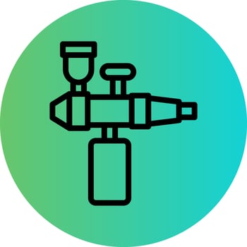 Airbrush Vector Icon Design