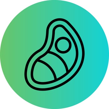 Meat Vector Icon Design