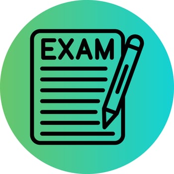 Exam Vector Icon Design