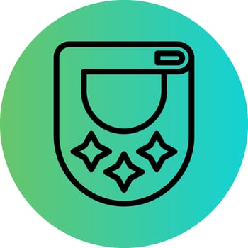 Bib Vector Icon Design