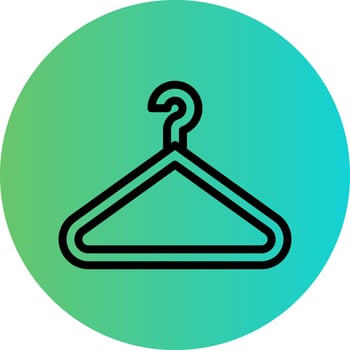 Clothes Hanger Vector Icon Design