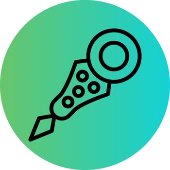 Threader Vector Icon Design