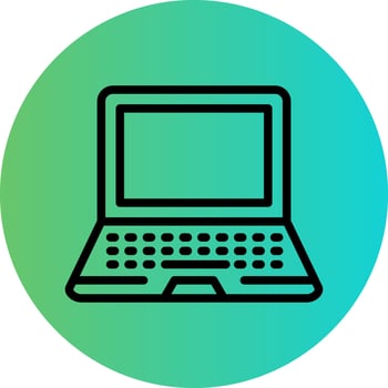 Laptop Vector Icon Design
