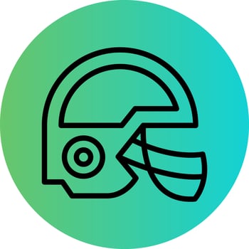 Helmet Vector Icon Design