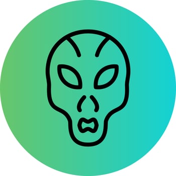 Extraterrestrial Vector Icon Design