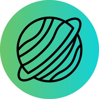 Uranus Vector Icon Design