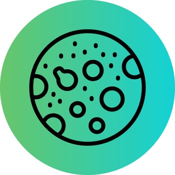 Moon Vector Icon Design