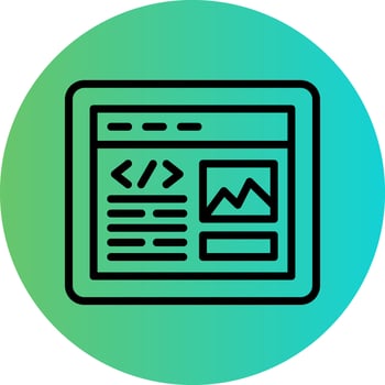 Website Ux Vector Icon Design