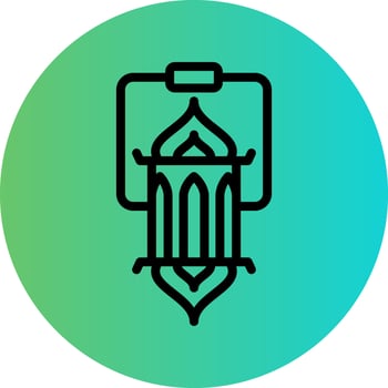 Lantern Vector Icon Design