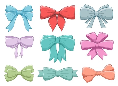 Bow tie vector design illustration isolated on white background