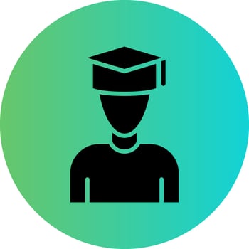 Student Vector Icon Design