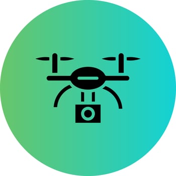 Drone Vector Icon Design