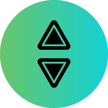 Up Down Vector Icon Design