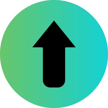 Up Arrow Vector Icon Design