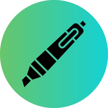 Highlighter Vector Icon Design